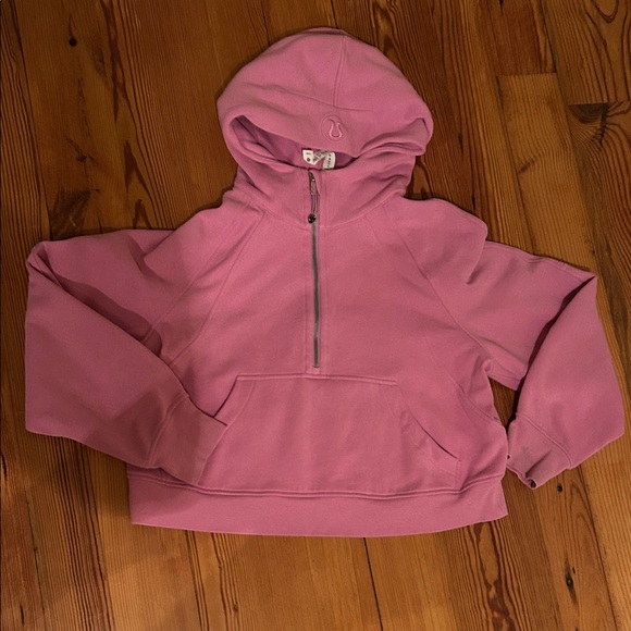 Lululemon Athletica Pink Scuba half zip - Picture 1 of 5